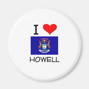 I Liebe Howell Michigan Magnet