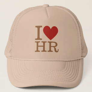 I ❤️ Liebe HR (HR-Dept.) PERSONALISIERBAR Truckerkappe