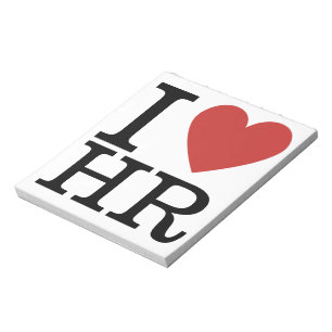 I. ❤️ Liebe HR Notepad - Personalreferat Notizblock