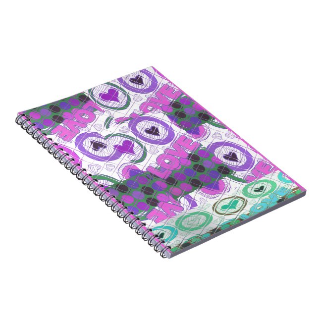 I Liebe hübsch Notizblock (Rechte Seite)