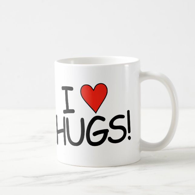 I Liebe Hugs Tasse (Rechts)