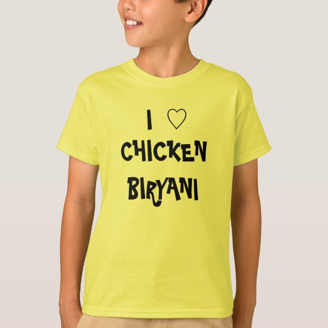 I LIEBE-HUHN BIRYANI T-Shirt (Vorderseite)