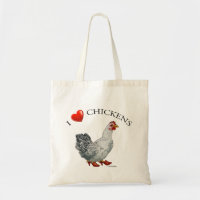 I Liebe-Huhn-Tasche
