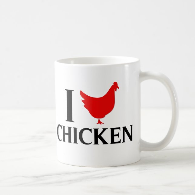 I Liebe-Huhn Tasse (Rechts)