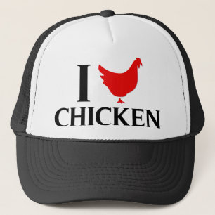 I Liebe-Huhn Truckerkappe