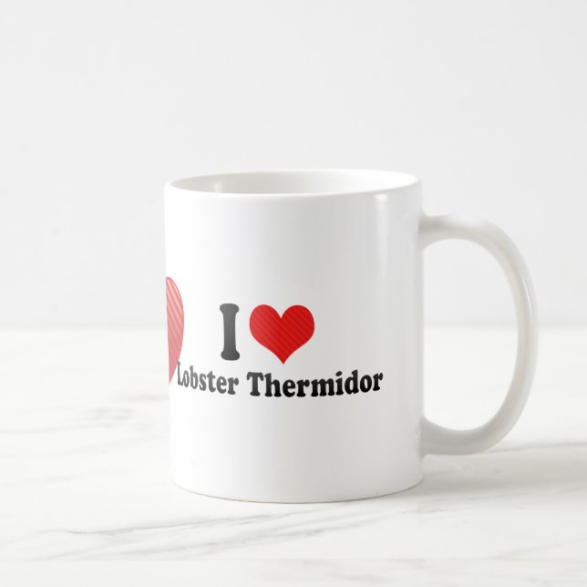 I Liebe-Hummer Thermidor Tasse (Rechts)