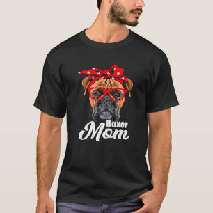 I Liebe Hunde Boxer Mama T-Shirt