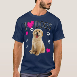 I Liebe    HundeGolden Labrador Retriever T-Shirt