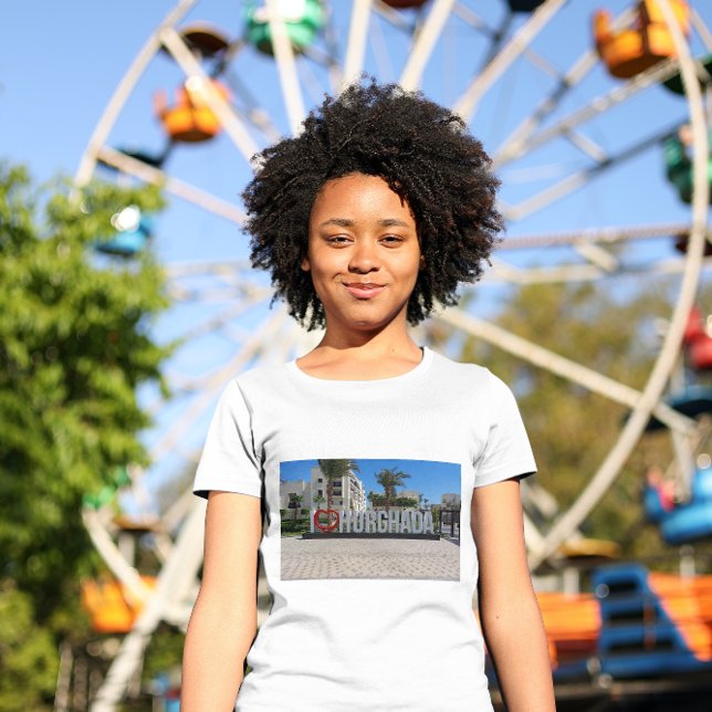 I Liebe Hurghada Ägypten Urlaub Souvenir Foto T-Shirt (Von Creator hochgeladen)