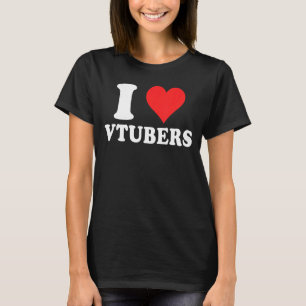 I Liebe I Herbst Vtubers Funny Vtuber Lover T-Shirt