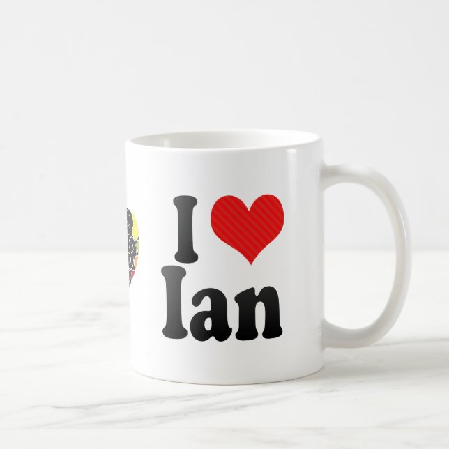 I Liebe Ian Tasse (Rechts)