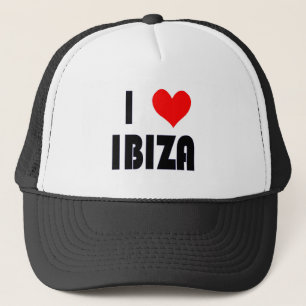 I Liebe Ibiza Hut Truckerkappe