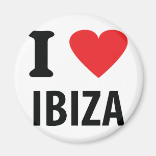 I Liebe Ibiza Icon Magnet