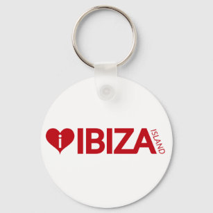 i Liebe Ibiza Island Originelle Souvenirs. Schlüsselanhänger