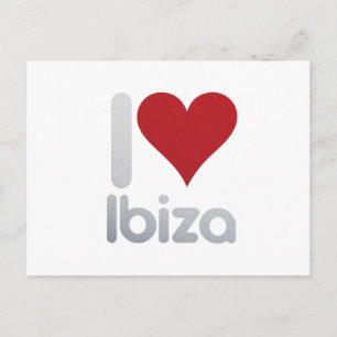 I LIEBE IBIZA POSTKARTE