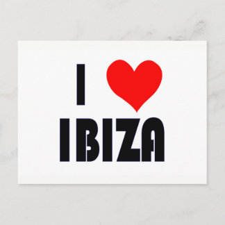 I Liebe Ibiza Postkarte