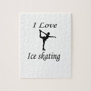 I Liebe Ice-Skaten Puzzle