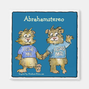 I Liebe ich Cartoon-Hamster-niedlicher Magnet