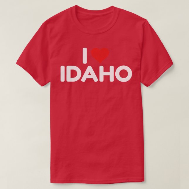 I Liebe Idaho 2 T-Shirt (Design vorne)