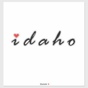 I Liebe Idaho Aufkleber