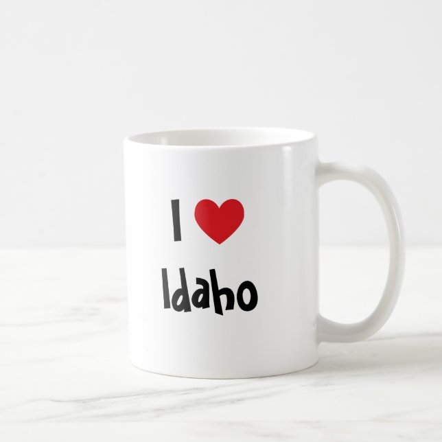 I Liebe Idaho Kaffeetasse (Rechts)