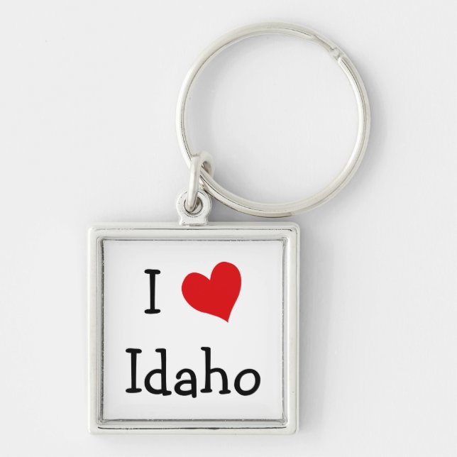 I Liebe Idaho Schlüsselanhänger (Vorne)