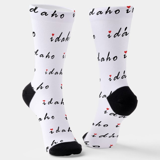 I Liebe Idaho Socken (Gewinkelt)