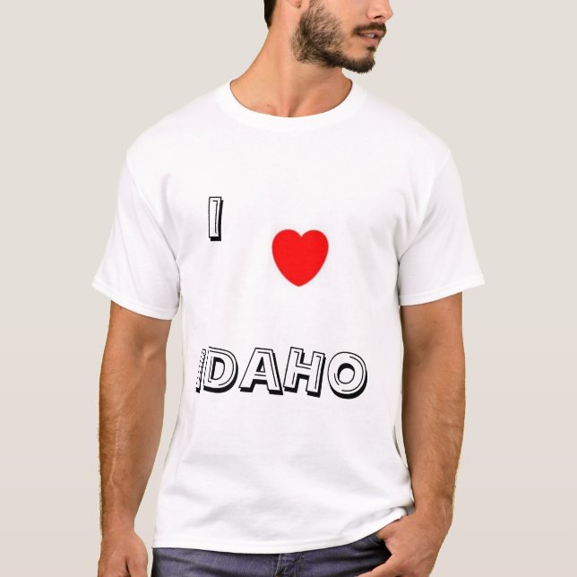 I Liebe Idaho T-Shirt (Vorderseite)