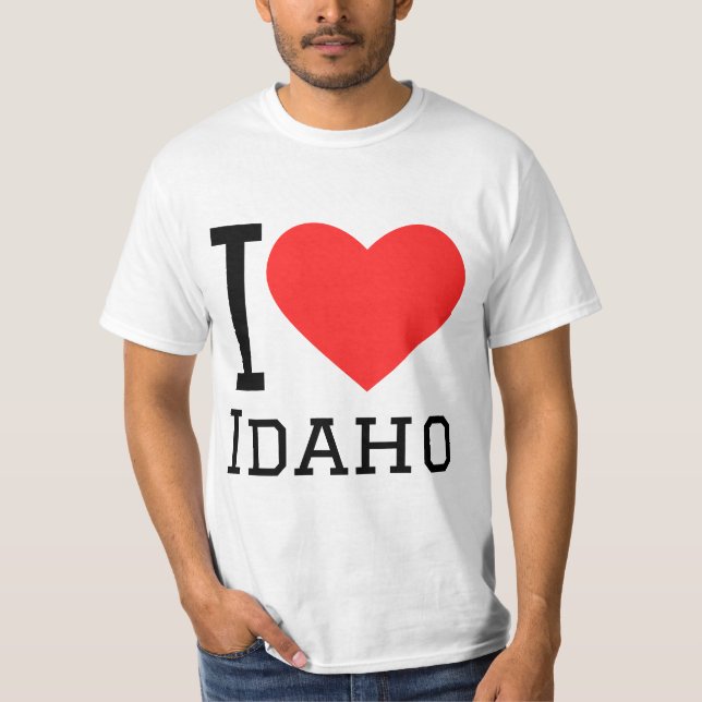 I Liebe Idaho T-Shirt (Vorderseite)