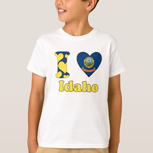 I Liebe Idaho T-Shirt (Vorderseite)