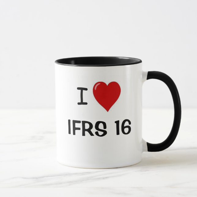 I Liebe IFRS 16 - I Herz IFRS 16 Tasse (Rechts)