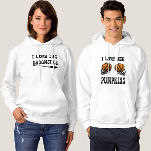 I LIEBE IHR PUMPKINS Funny Halloween Paare Hoodie