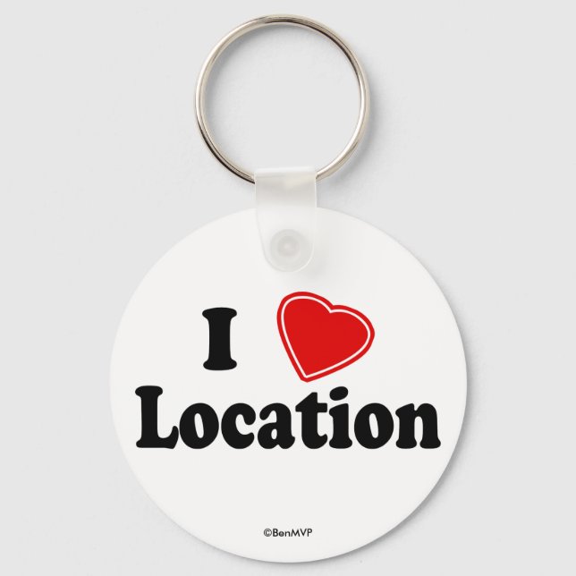 I LIEBE II SCHLÜSSELANHÄNGER (Vorderseite)