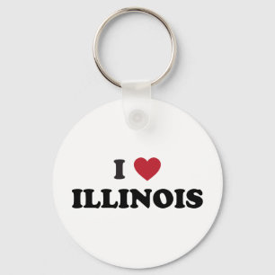 I Liebe Illinois Schlüsselanhänger