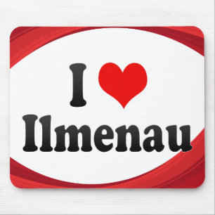 I Liebe Ilmenau, Deutschland Mousepad