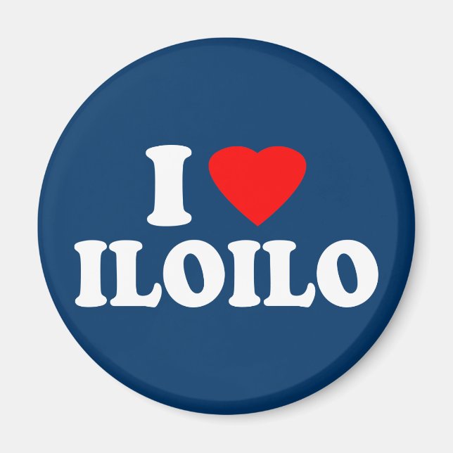 I Liebe Iloilo Magnet (Vorne)