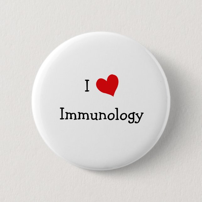 I Liebe Immunologie Button (Vorderseite)