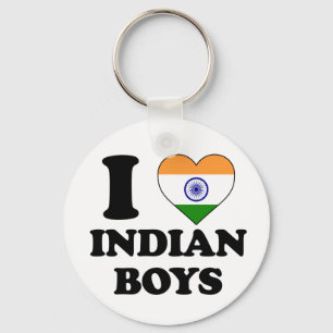 I Liebe Indian Boys Schlüsselanhänger