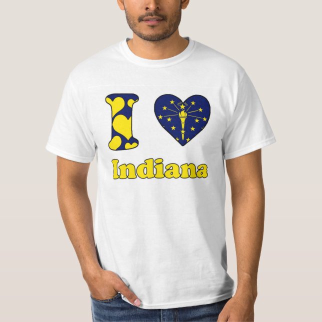 I Liebe Indiana T-Shirt (Vorderseite)