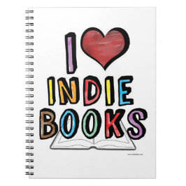 I Liebe Indie Books Cool Authoring Design Notizblock