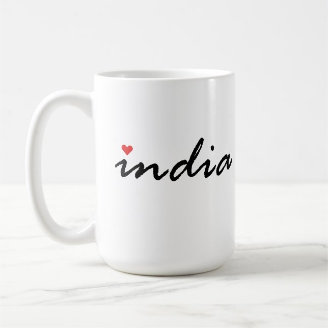 I Liebe Indien Kaffeetasse (Links)