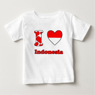 I Liebe Indonesien Baby T-shirt