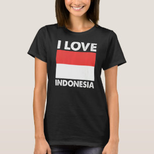 I Liebe Indonesien I Herbst Indonesien Familienrei T-Shirt