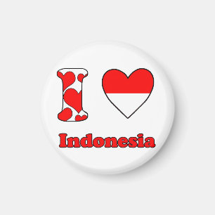 I Liebe Indonesien Magnet