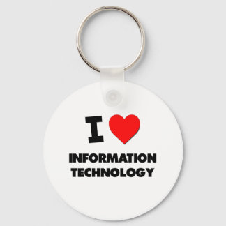 I Liebe Informationstechnologie Schlüsselanhänger
