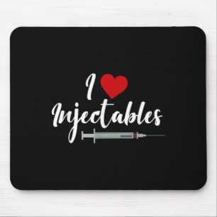 I Liebe Injektionstafeln Lippenfüller ästhetische  Mousepad