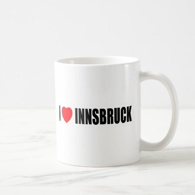 I Liebe Innsbruck Kaffeetasse (Rechts)