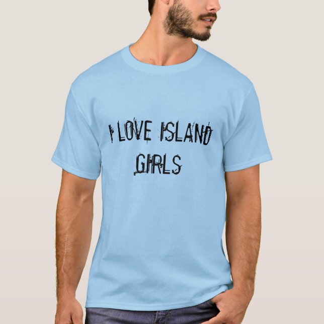 I LIEBE-INSEL-MÄDCHEN T-Shirt (Vorderseite)