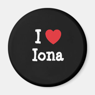 I Liebe Iona T - Shirt Magnet