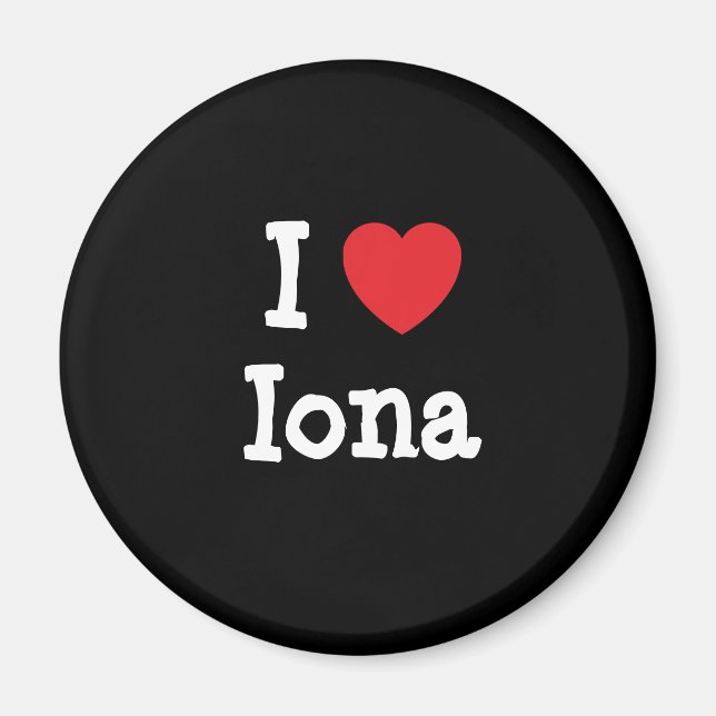 I Liebe Iona T - Shirt Magnet (Vorne)